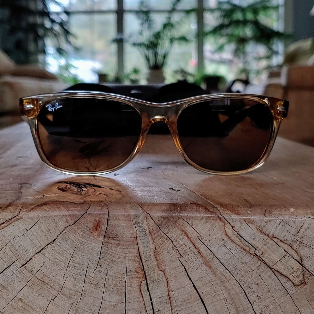 Ray Ban New Wafarer Honey and Black Sunglasses